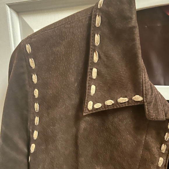 Suede Cowboy Aesthetic Jacket - Picture 3 of 3